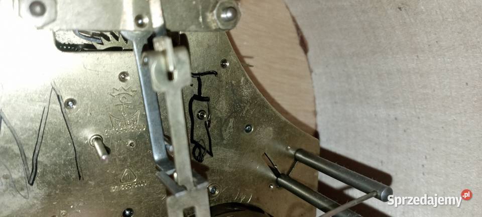 Zegar kominkowy sprawny drewno lubuskie