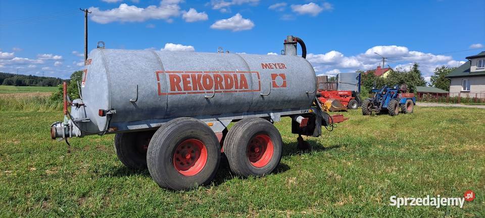 Beczkowóz Rekordia 7 tandem skrętna oś