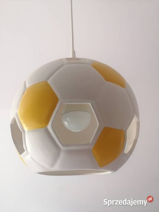 Lampa wisząca dziecięca Piłka nożna Ceramika Oświetlenie Dobrzykowice