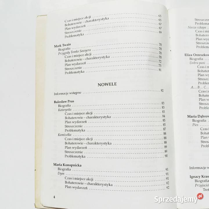 DStopka ESiemek 5 klasa Streszczenia i analiza Łódź
