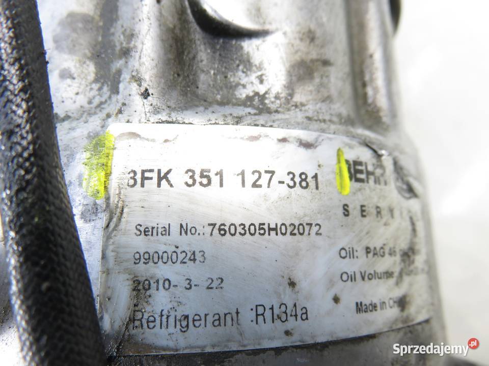 KOMPRESOR KLIMATYZACJI AUDI A3 8L 19 TDI Klimatyzacja