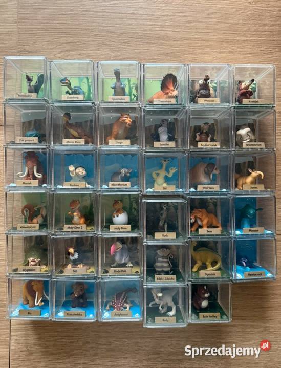 Epoka lodowcowa Figurki zwierząt Chorzów sprzedam