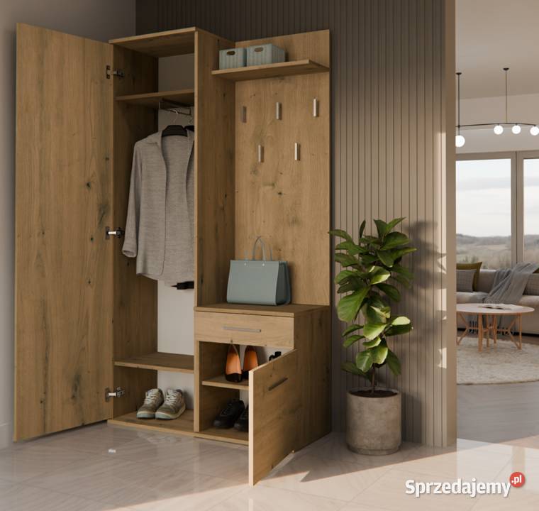Garderoba DUO DĄB ARTISAN Szafy i garderoby opolskie
