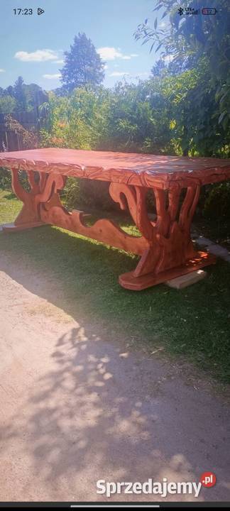 Stoły ogrodowe drewniane drewno Mińsk Mazowiecki