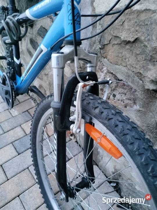 Totem superman niebiesko czarny rower górski Urszulin