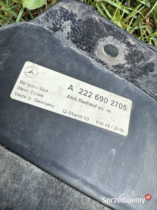A2226902705 Mercedes W222 Sklasa Kłobuck