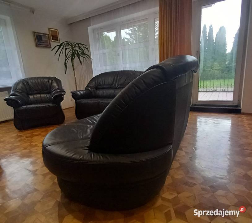 Skórzany Narożny Komplet Wypoczynkowy Komplety wypoczynkowe dolnośląskie