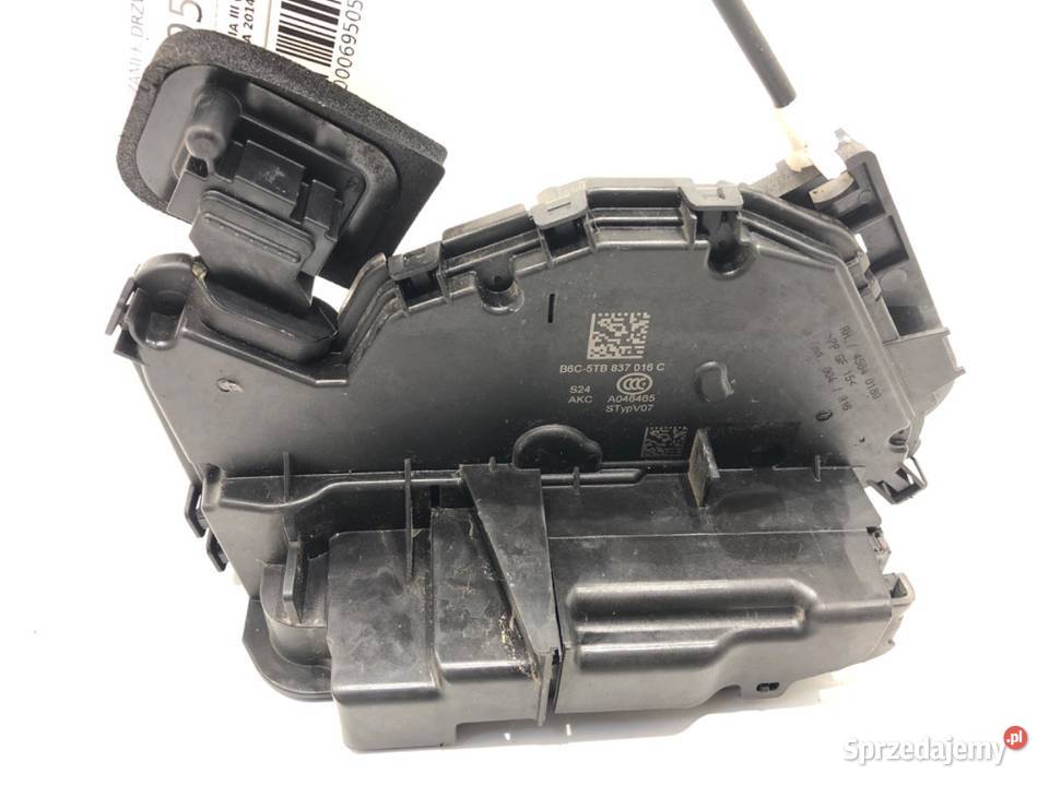 ZAMEK DRZWI PRAWY PRZÓD SKODA FABIA III osobowe podkarpackie sprzedam