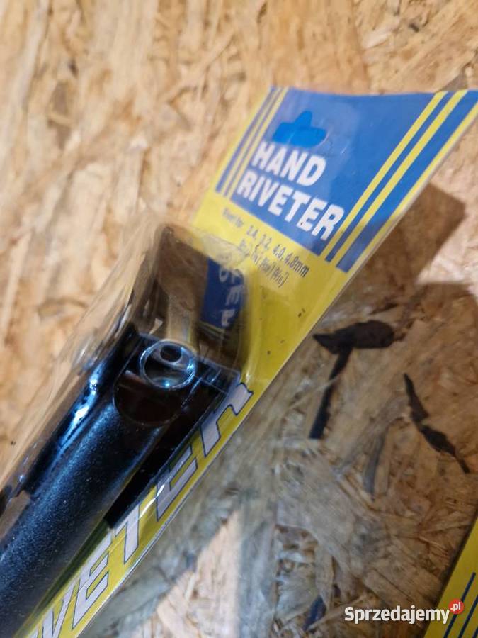 NITOWNICA RĘCZNA DO NITÓW NITY MOCNA 4 KOŃCÓWKI