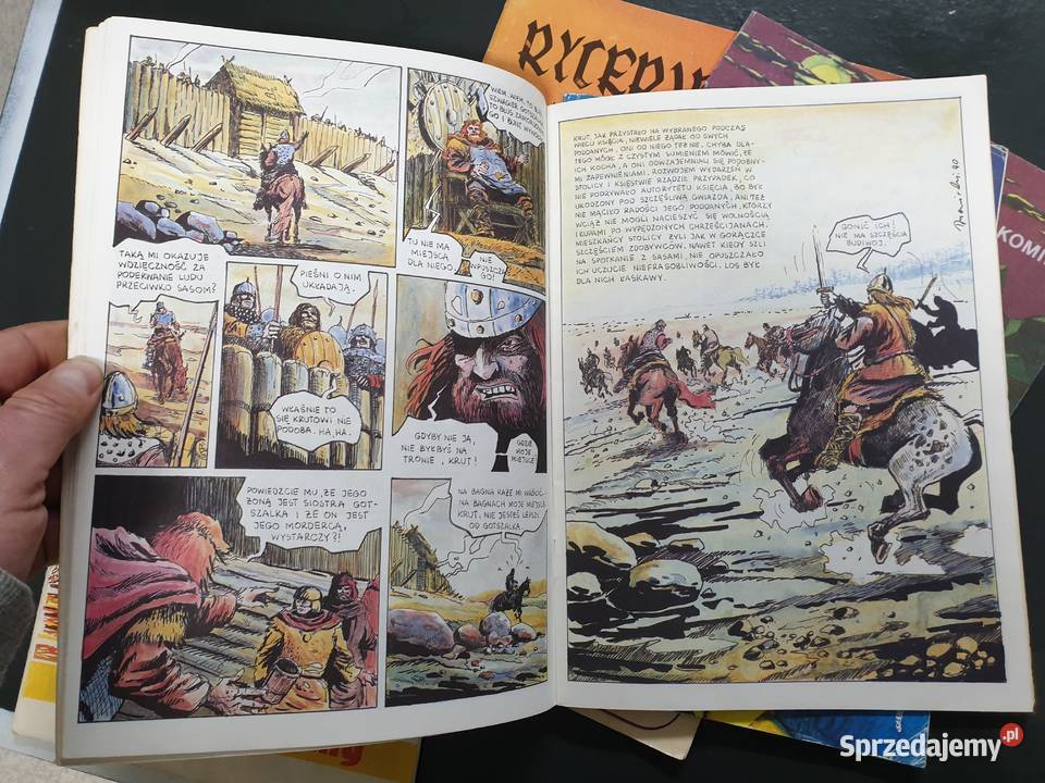 Zestaw 6ciu komiksów polskie wydania Kultura i Rozrywka pomorskie Gdynia
