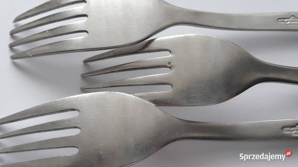 Widelce obiadowe 2 KONWALIE Gerlach sztućce PRL Dąbrowa Górnicza