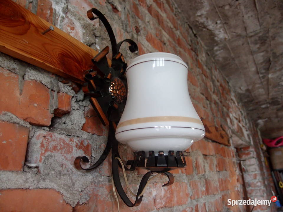 Stylowe Żyrandole kinkiet żyrandol Polam lata 70 Pozostałe Łódź