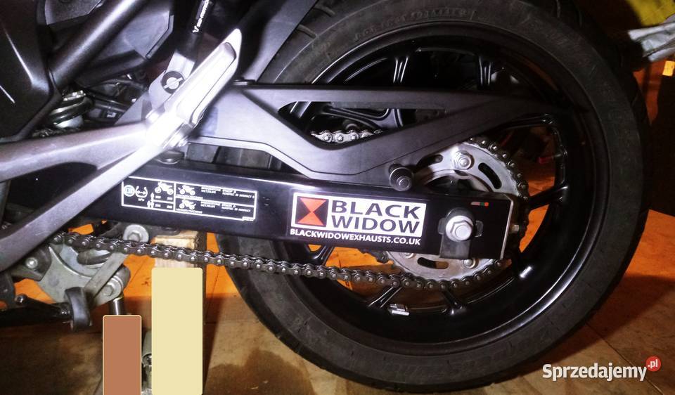 Naklejka motocyklowa Black Widow Sieradz