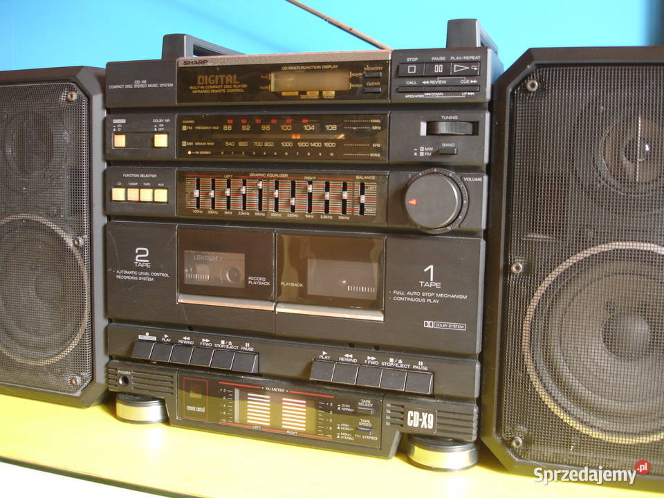 Radiomagnetofon SHARP CDX9