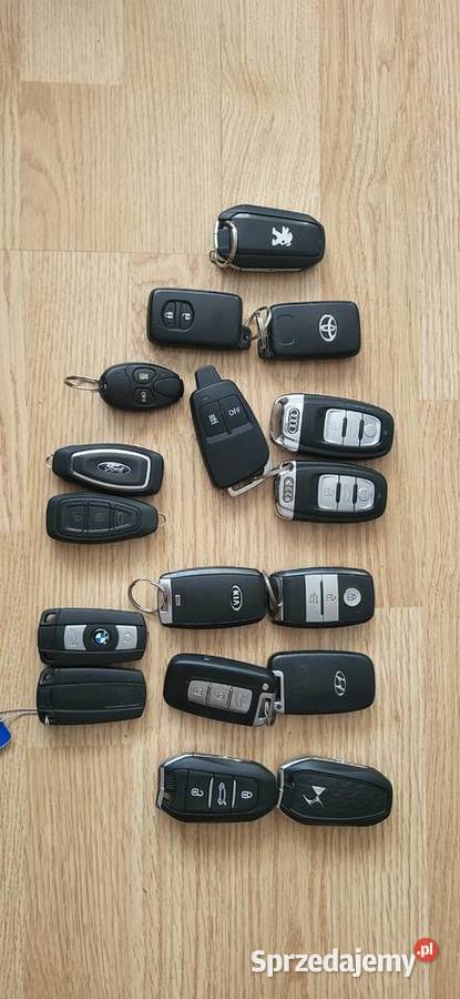 Klucze samochodowe audibmwfordsuzuki Narol