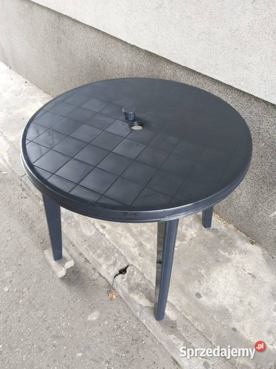 NAJTANIEJ Stół Ogrodowy 90 x 72 Stolik Okrągły Zabrze