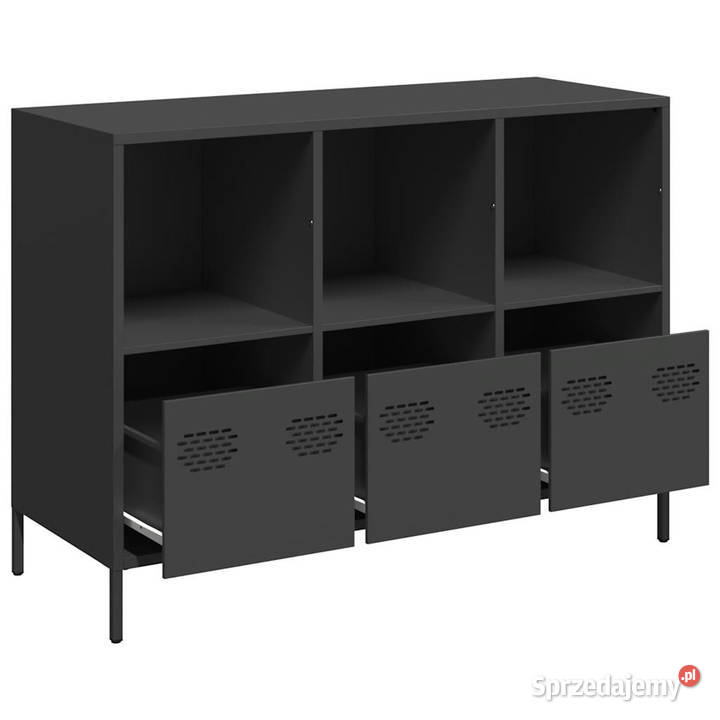 Szafka czarna 1015x39x735 stal walcowana na Warszawa