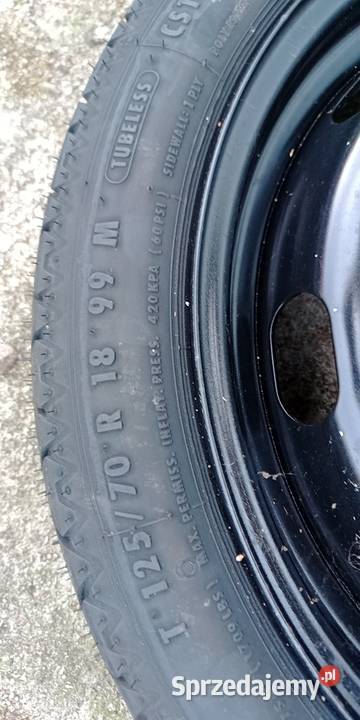 Koło dojazdowe 5x112 18 SEAT LEON VW przebieg 0 Bytów