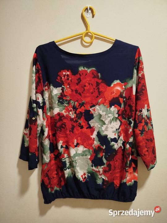 Wiskozowa bluzeczka na wiosnę rozmiar 46
