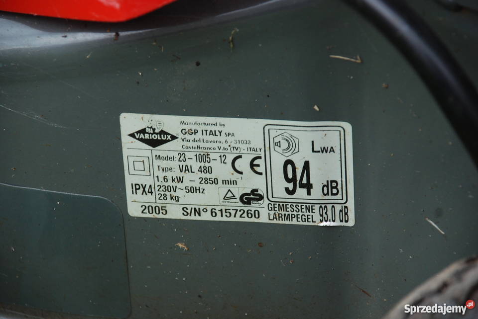Kosiarka elektryczna Variolux Sprawna ładna Wilczkowice Średnie