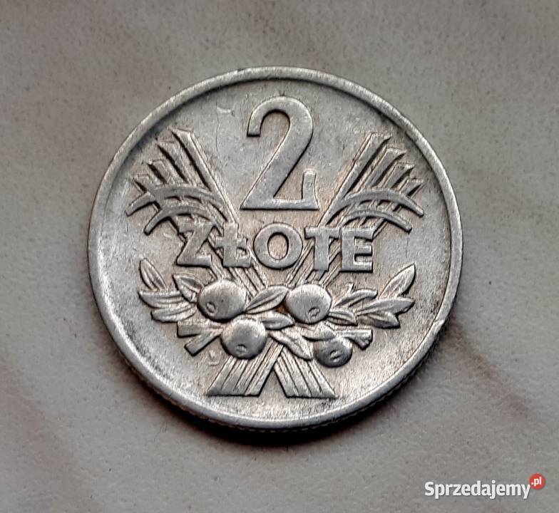 328 POLSKA 2 Złote 1974 r Jagody 328 łódzkie Łask