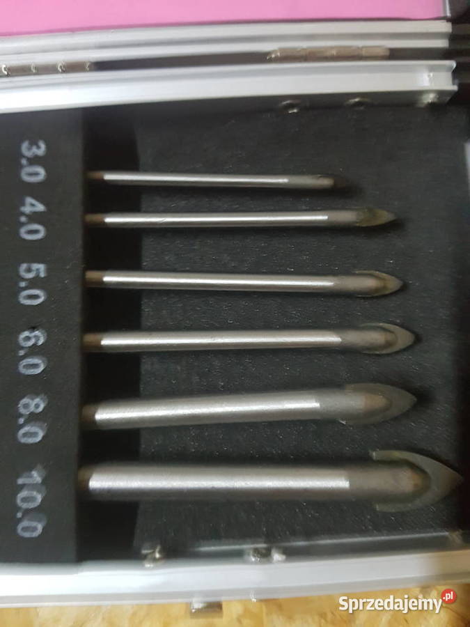 WIERTŁO DO SZKŁA PŁYEK CERAMIKI ZESTAW WIERTEŁ 8