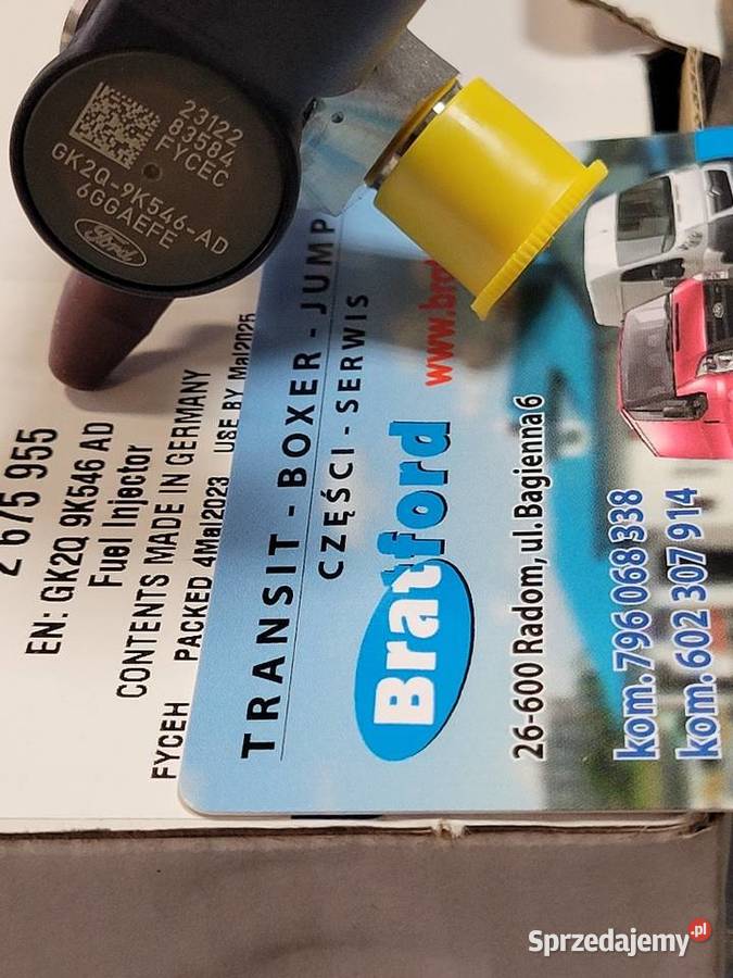 Wtrysk Ford 2672673 2215551 JB3Q9K546AA dostawcze mazowieckie Radom sprzedam