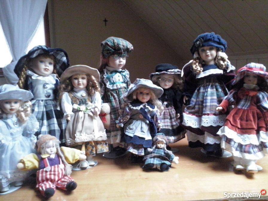 Kolekcja 10ciu lalek porcelanowych Cieszyn