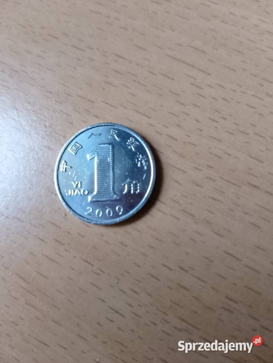 MONETA 1 JIAO z 2009 r Chiny kolekcjonerska 1 Poznań