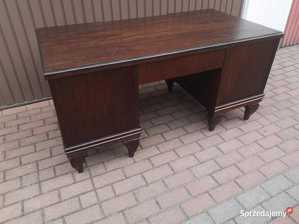 Biurko Dębowe Gabinetowe Unikatowe Stare Antyk Swarzędz sprzedam