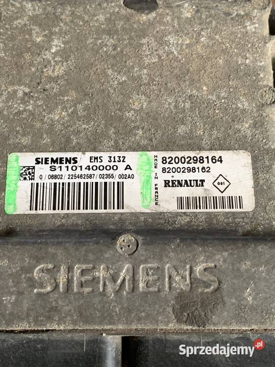 Komputer Renault S 110140000A 8200298164 komputery wielkopolskie Margonin
