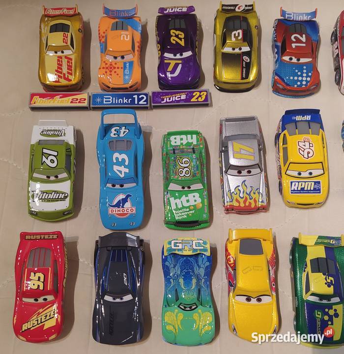 Disney Pixar Cars Auta Mattel 50 sztuk Gdańsk