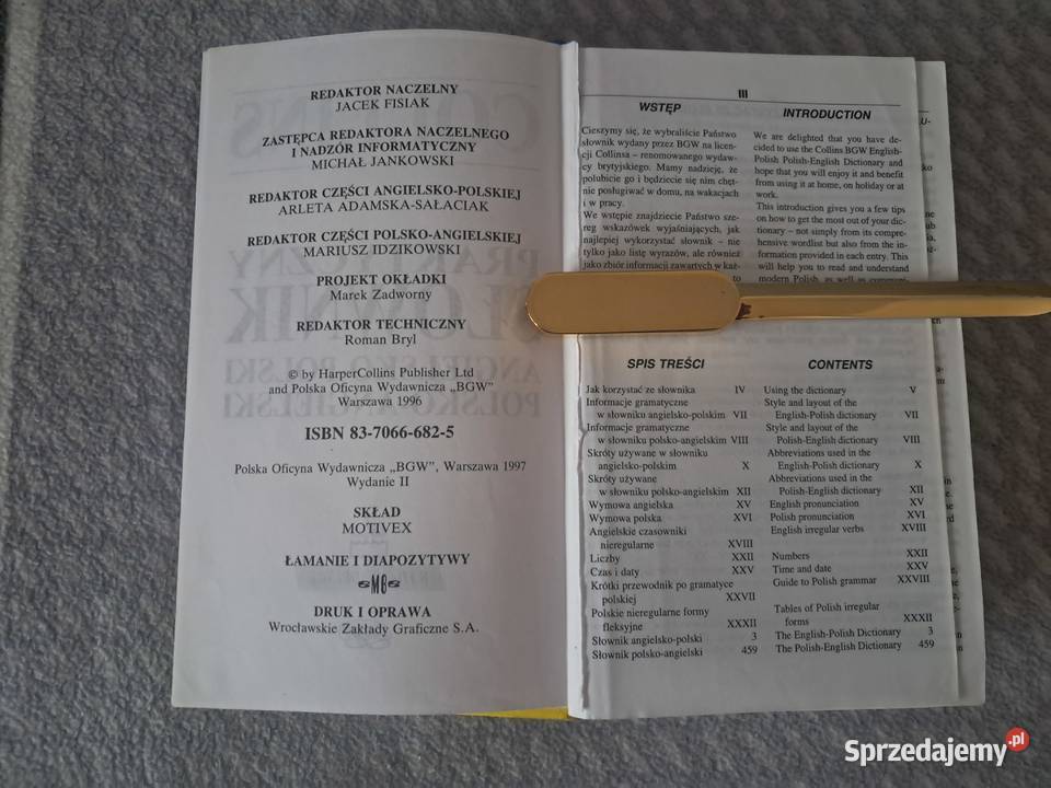 Książka słownik angielskopolski do sprzedania twarda Kraków sprzedam