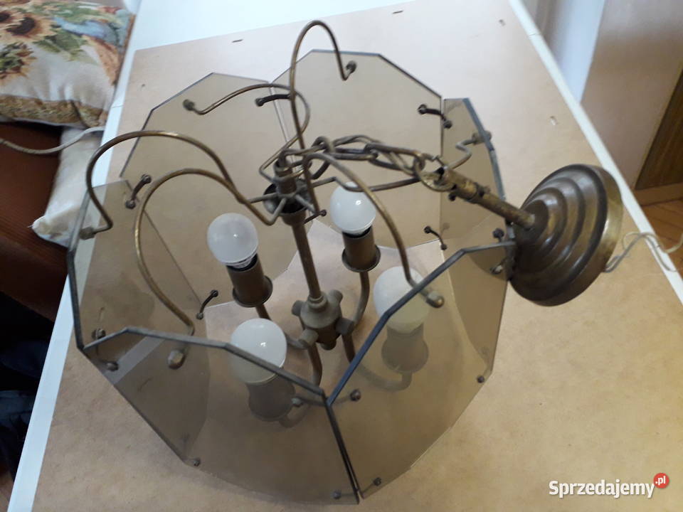 Lampa wisząca sześć bocznych osłon w kształcie Lampy wiszące Kraków