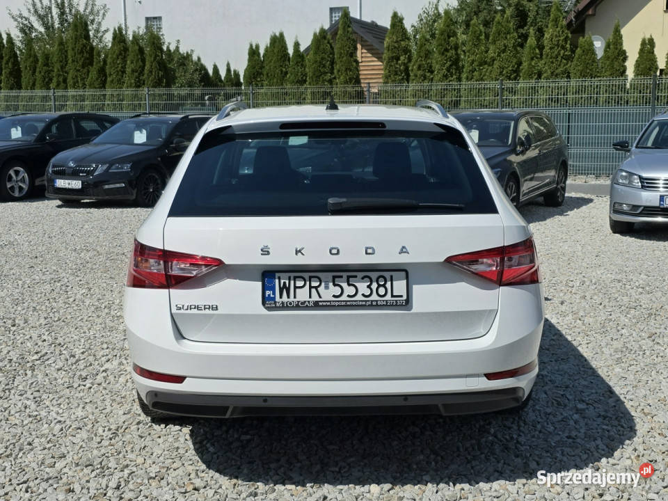 koda Superb 20 TDI 150 DSG Ambition 2023 Salon immobilizer dolnośląskie Wrocław