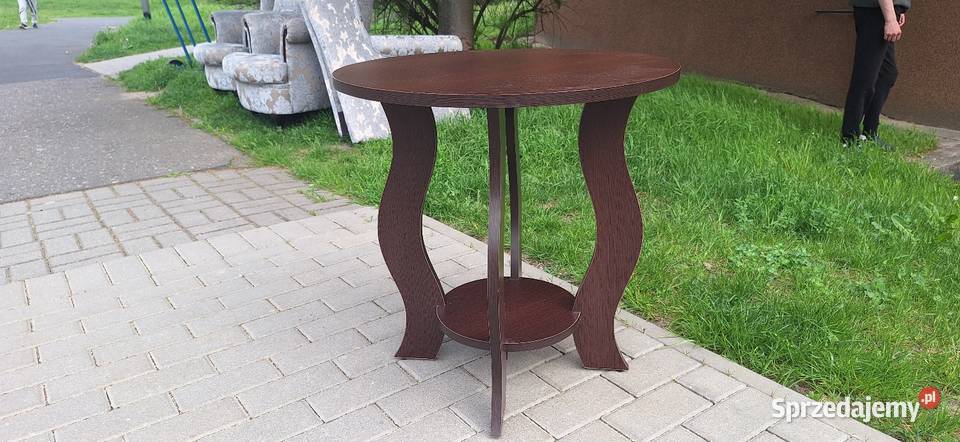 stolik kawowy okrągły 58cm Poznań