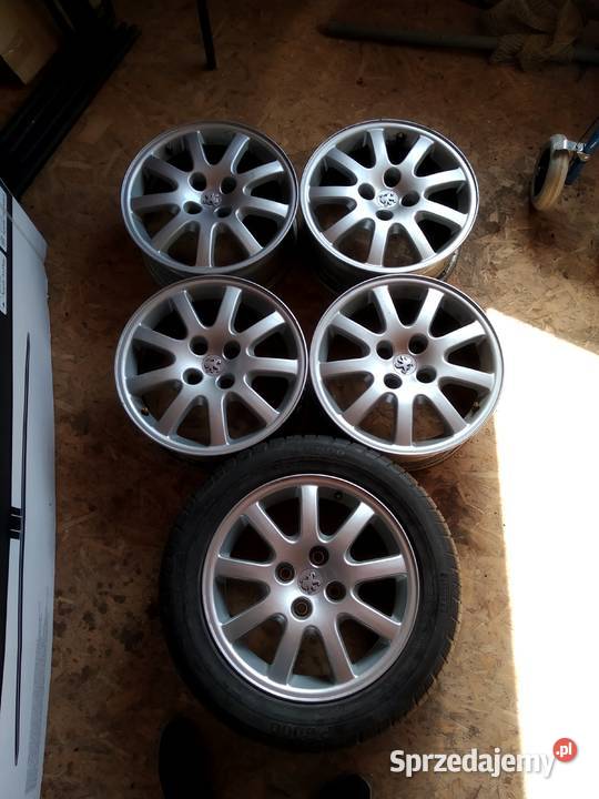 Alufelgi Peugeot 4x108 komplet 5 komp śrub Poznań