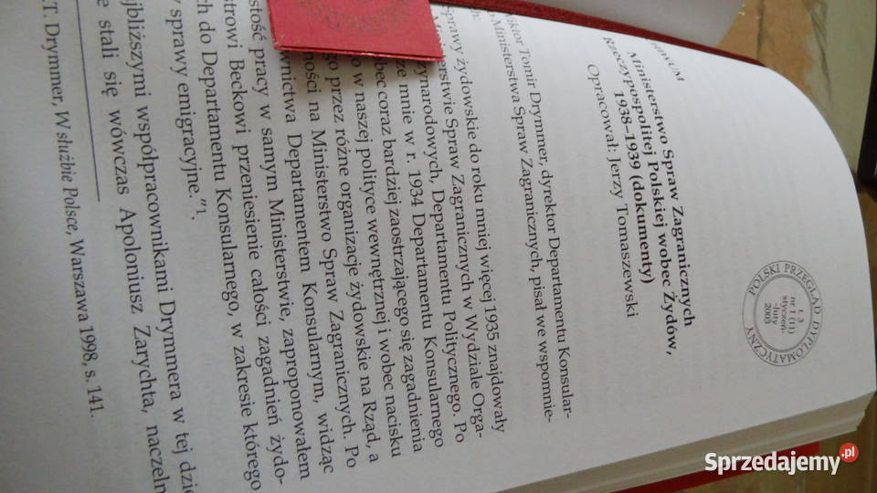 Holokaust Żydzi MSZ II RP wielkopolskie Radzewice sprzedam