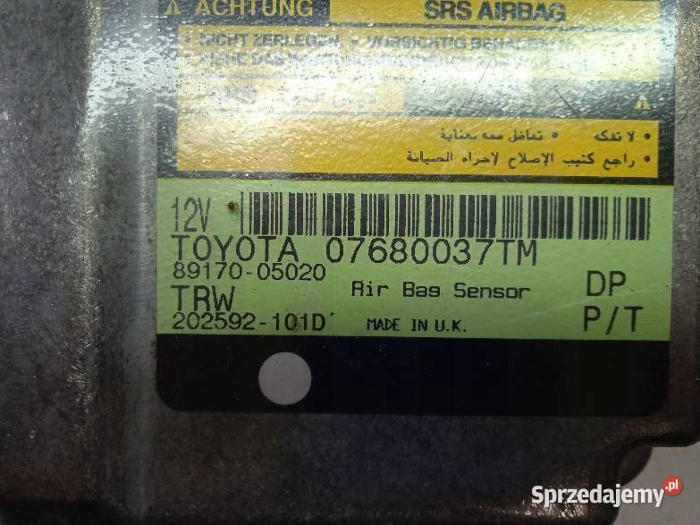 SENSOR AIRBAG 8917005020 Toyota Avensis I osobowe sprzedam