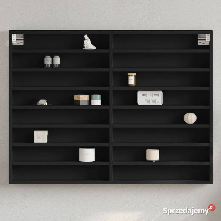 Witryna czarna 100x85x75 materiał drewnopochodny Warszawa