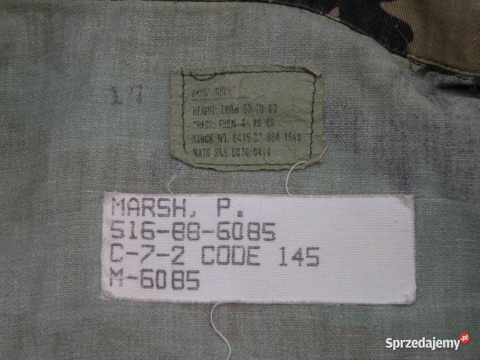 Bluza BDU woodland large short NYCO obszyta 92r dolnośląskie Wrocław