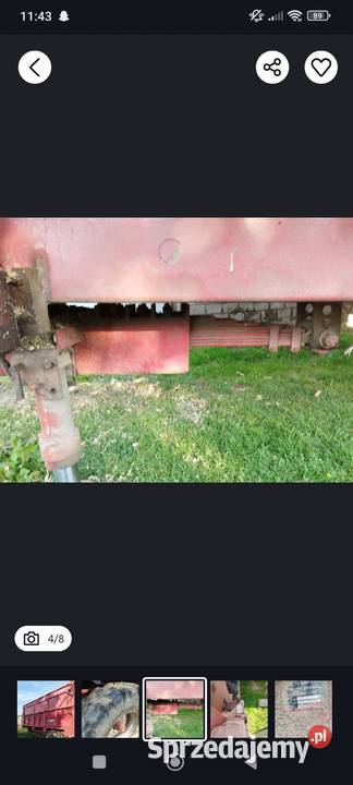 Rozrzutnik obornika agrimat Borek Wielkopolski