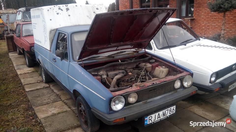 VW caddy dzieł z 1985 roku do renowacjii