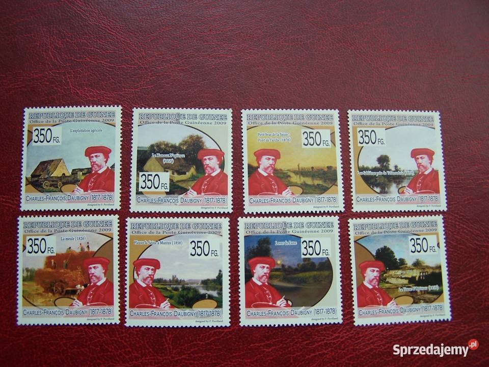 Gwinea 2009 MNH Sztuka Malarstwo Ch F Daubigny Tychy