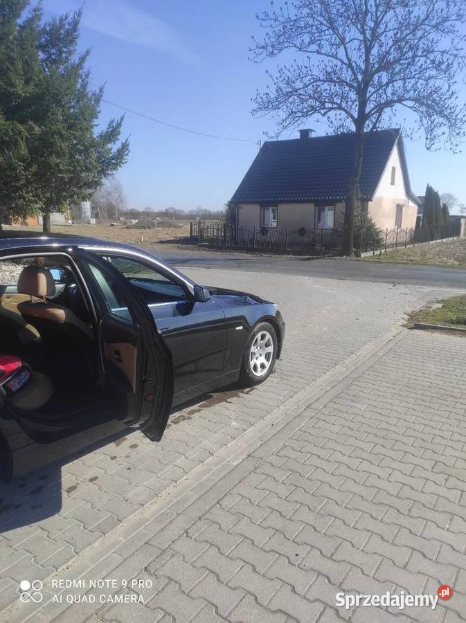 Zadbane BMW E 60Przed Lift2007CzarnySkóry Inowrocław