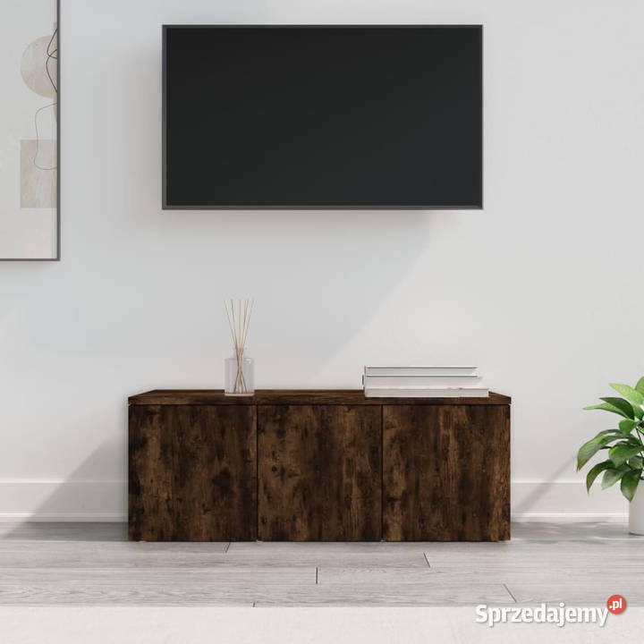 Szafka pod telewizor przydymiony dąb 80x34x30 Warszawa