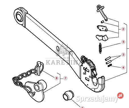Massey Ferguson 5410 Belka Zaczepowa Prawa Lewa Jastrzębniki