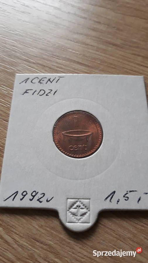 1 Cent Fidżi 1992 r Konin