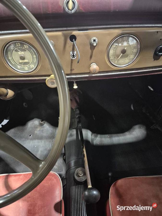 Fiat 500C Topolino Belvedere Giardiniera Odpala Warszawa