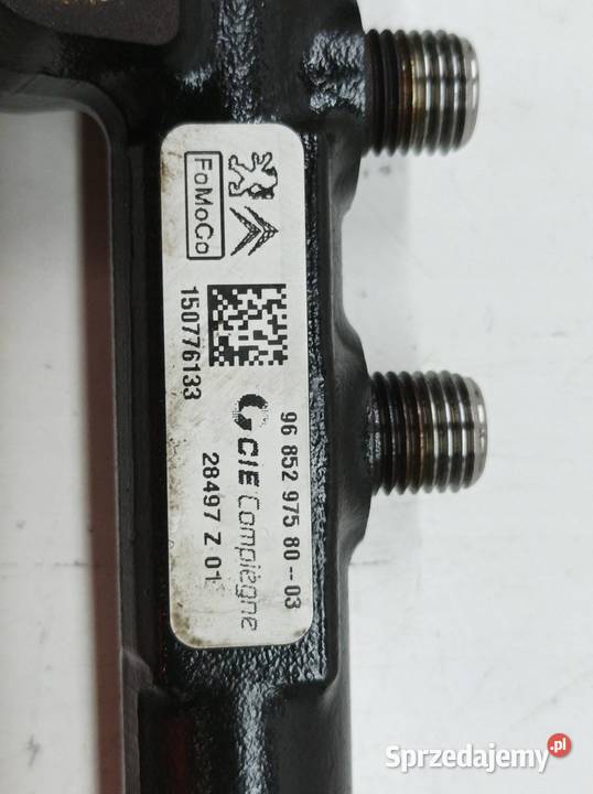 LISTWA WTRYSKOWA 9685297580 16 HDI Peugeot osobowe